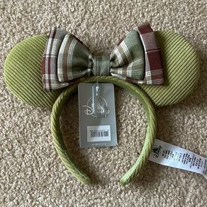 Disney green & brown ribbed Minnie ears